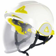Casque de sécurité double coque avec visière escamotable Optima