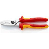 Coupe-câble 200mm Cu/Alu chromé KNIPEX Ø 20/70mm²