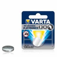 Pile bouton VARTA lithium CR1632 - 135mAh 3V - Blister de 1