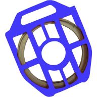 Bande ajourée sans fin SERFLEX - largeur 8mm W4 Lg 25m + dévidoir