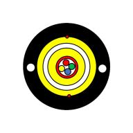 Câble FTTH Abonnés Extérieur 2FO - 900µm - 500m