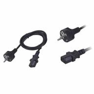 Cordon secteur 2P+T droit/C13 droit 3x1mm² Lg 3m
