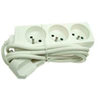 Bloc 3 prises 10/16A + T Cable 3G1mm² - Longueur 1,50m