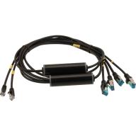 Cordon 4 RJ45/ 2 RJ11 test SHDSL type MTT Lite TED® - Longueur 2m