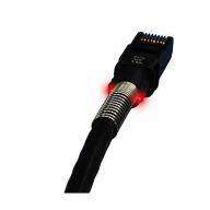 Cordon RJ45 CAT6A FTP Patchsee LSZH noir Lg 2,1m