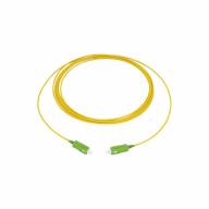 Jarretière optique simplex SC/APC-SC/APC G.657A2 Ø2,0mm Jaune Lg 20m