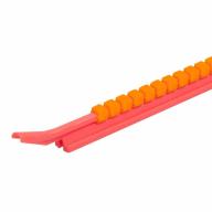 Cavalier Pliosnap PS06 orange - chiffre 0 /Qté 300