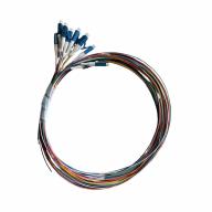 Pigtail LCU monomode G.657A2 Lg 1, 5m - lot de 12 couleurs