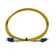 Cordon FO duplex monomode 9/125 LC/LC - 50m - Short Boots