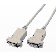 Cordon Null modem liaison PC DB9 F/F - 10m - Accessoire réseau professionnel