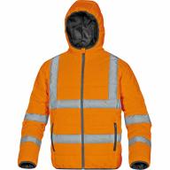 Doudoune à capuche haute visibilité orange Evolution T.S