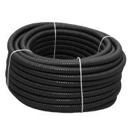 Gaine fendue TED Ø18mm noire Rouleau de 30m