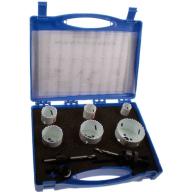 Jeu de 7 scies à trépan Ø 22 à 67mm