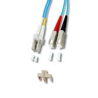 Cordon FO duplex multimode 50/125 - OM4 - SC/LC - 25m