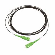 Cordon optique SX SC/APC-SC/APC G.657A2 Ø1,6mm Noir Lg 3,5m