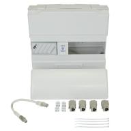 Kit PBPO avec 2 cassettes fibre optique 12FO (2x6FO)