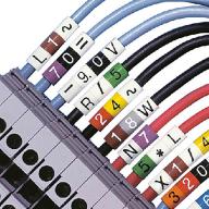 Bague PLIO-M-Markers M-11 blanc - chiffre 0 /Qté 1000