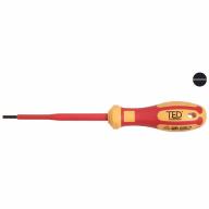 Tournevis élec pour vis à fente TED 2,5x75 isolé 1000V