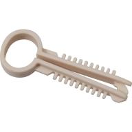 Pontet cheville rond ivoire TED - Ø5-6mm /Qté 200