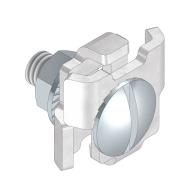 Eclisse type agrafe pour chemin de cable type cablofil - Lot de 20