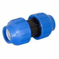 Raccord droit à visser pour tube Ø40 mm