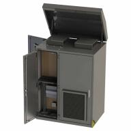 Armoire d'extérieur active Double-paroi 2 compartiments 30U