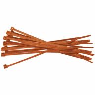 Collier de serrage nylon orange - 100 x 2,5mm - Quantité 100