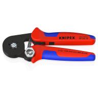Pince à sertir hexagonal auto-ajustable KNIPEX pour cosses 0,08-10mm²