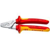 Coupe-câbles StepCut jusqu'à Ø 15 mm isolé 1000V KNIPEX - lg 160mm