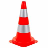 Balise de signalisation lestée bandes réfléchissantes Cl.1 ht 0,50m