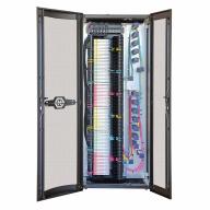 Rack de distribution 900x300 47U 19'' noir H+S