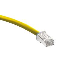 LEVITON - Cordon Cat6a S/FTP LSZH - Jaune - 1m