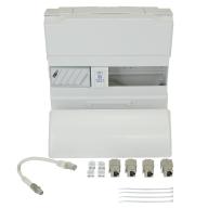 Kit Coffret de communication DTI modulaire équipé avec porte + Plastron monté