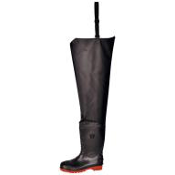 Cuissardes de sécurité -Waders avec sangles PVC/Nitrile S5 T.41