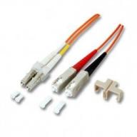 Cordon FO duplex monomode 9/125 SC/LC - 1, 5m