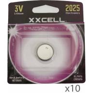 Pile lithium CR2025 XXCELL - Carton de 20 unités
