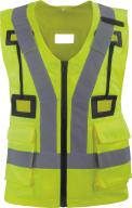 Gilet jaune haute visibilité pour harnais