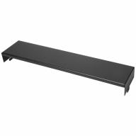 Couvercle pour support de fixation 19'' 10xCâbles noir H+S