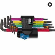 Jeu de 9 clés mâles WERA Torx avec maintien de vis