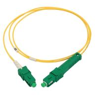 Cordon optique SX SC/APC SECURISE G Ø1,6mm G.657A2 Jaune Lg 2m