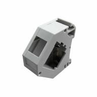 Plastron 45x45 RJ45 Nu pour 2 embases RJ45 UPTEC