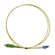 Cordon FO Splx monomode G657A2 GRADE B SC APC/LC UPC - 3m Jaune