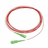 Jarretière optique simplex SC/APC-SC/APC G.657A2 Ø1,6mm Rouge - Lg 1m