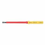 Lame interchangeable isolée pour vis à fente 0.4 x 2.5 x 157 mm - WERA