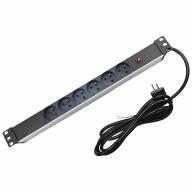 PDU 1U rackable 6 prises 2P+T usible