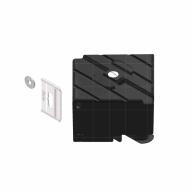 Cube de fixation pour dalle perforée et cablofil - Lot de 15