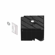 Cube de fixation pour dalle perforée et cablofil - Lot de 15