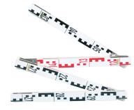 Mire 3m - 3 éléments - graduation en mm