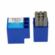 Jeu de 9 caractères spéciaux 5mm pour massette TED