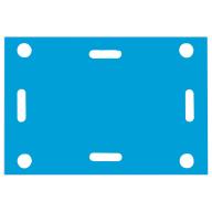 Etiquette BRADY M6/M7/BMP6/BMP7 B-7598 - 73,8x49mm Bleu /Qté 1000